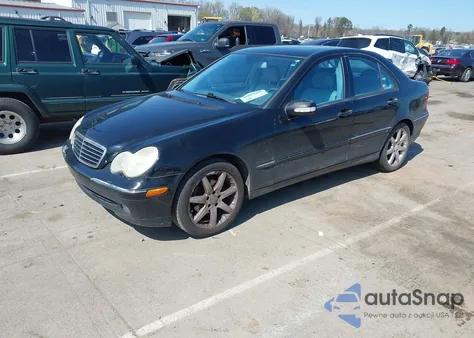 2003 Mercedes-Benz C 230 Kompressor Sport from USA, damaged, VIN WDBRF40J83F420238